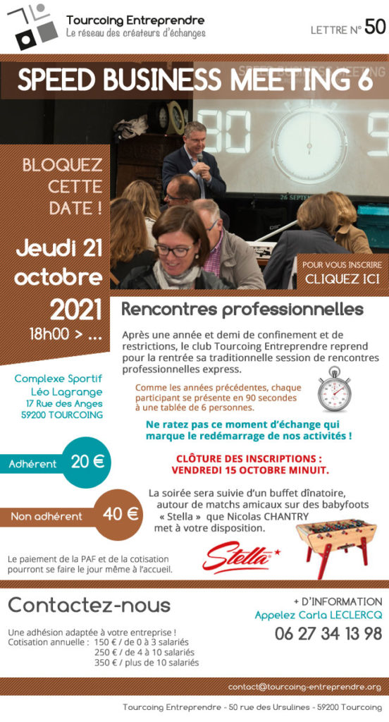 Tourcoing Entreprendre - speed business meeting